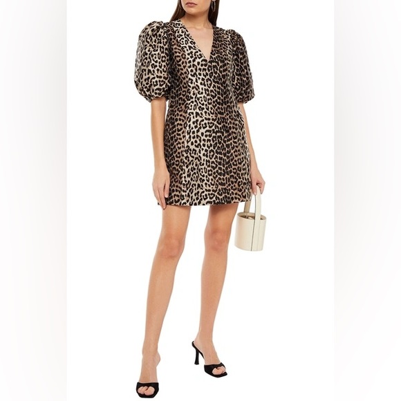 Ganni Leopard Dress - Picture 3 of 3